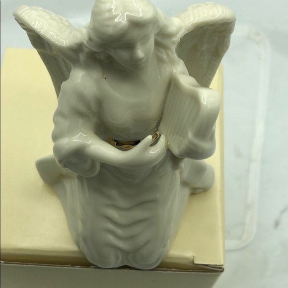 LENOX KNEELING ANGEL WITH HARP FIGURINE - Picture 8 of 8